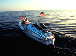 President McClure's boat