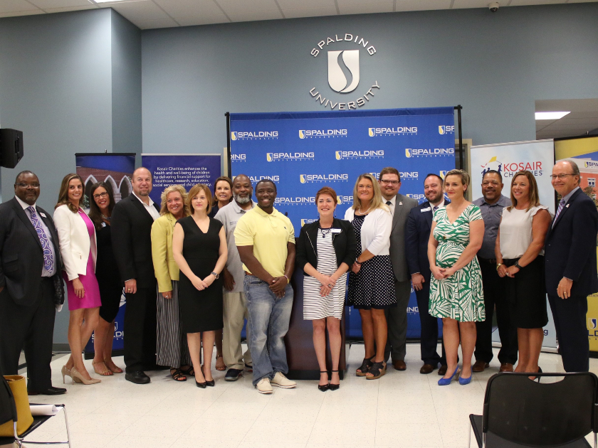 Group photo of Kosair Charities Leadership Development Institute's inaugural class at Spalding University