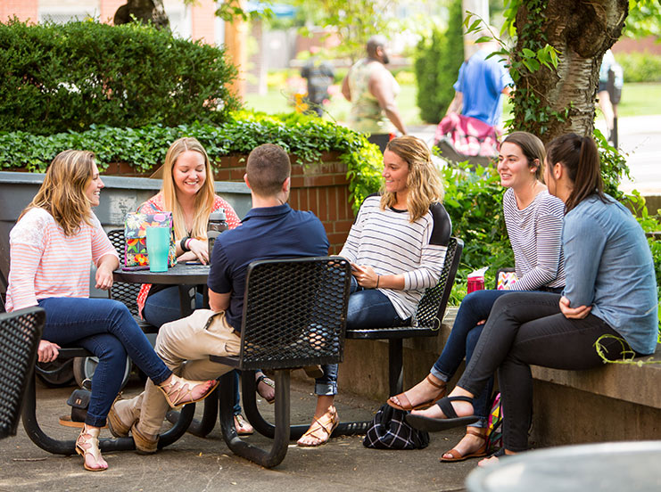 Group of Spalding grad students