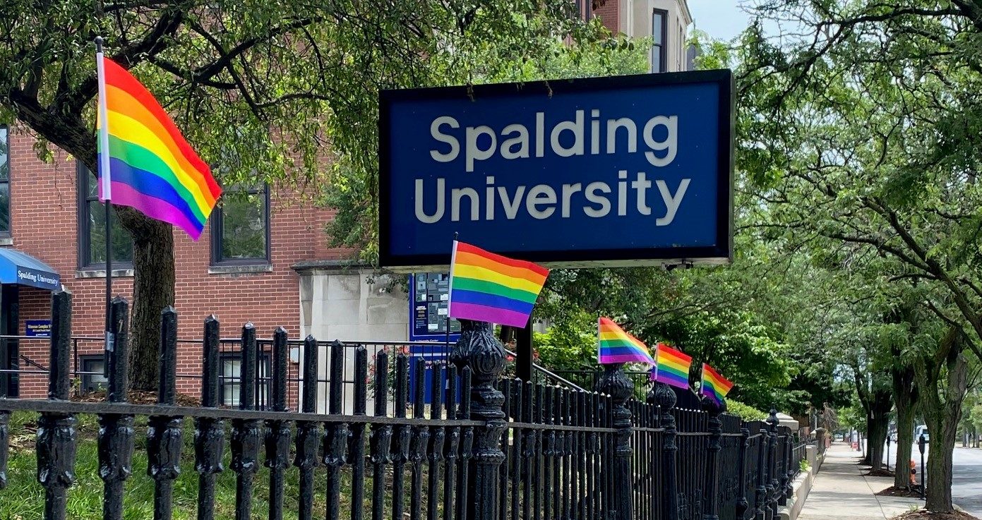 Spalding University Pride Flags