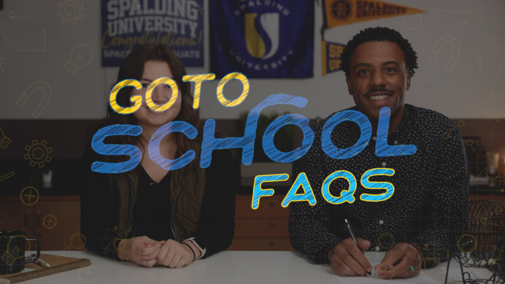Image of Jeffrey Cross and Sammy talking about top FAQs of the starting college and going to college.