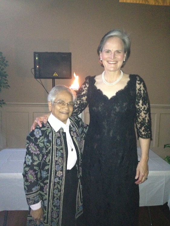President Tori Murden McClure with Sister Margaret