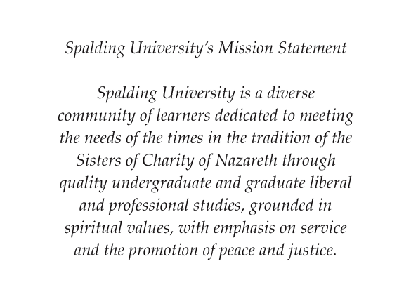 Spalding University mission statement