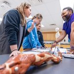 students in science lab