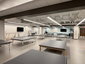 Kosair School of Physical Therapy lab tables