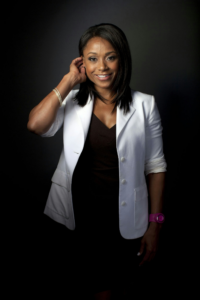 Headshot for Olympian and business owner Dominique Dawes.