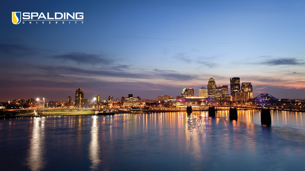 Louisville skyline background